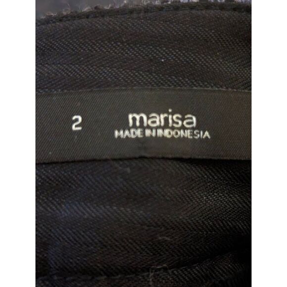 Ann Taylor LOFT Women's Blue Marisa Cut Tweed Lined Tapered Heavy Trouser Size 2 - Picture 6 of 10